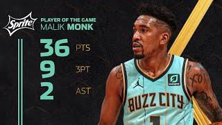 MALIK MONK Scores 36 PTS (9 THREE-POINTERS) vs. Miami!