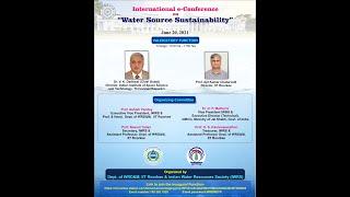 Valedictory Function of the International e-conference on Water Source Sustainability at #IITRoorkee