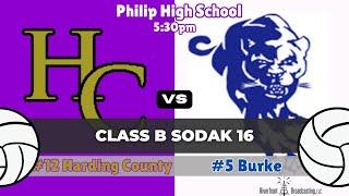 Class B SoDak 16: Harding County vs Burke