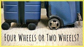 2-Wheel vs 4-Wheel Suitcase | Tips for Picking the Right Bag