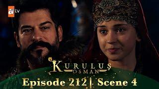 Kurulus Osman Urdu | Season 6 Episode 212 Scene 4 I Halime kalma padh rahi hai!