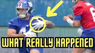 Cam Skattebo MAKING PLAYS At New York Giants Practice | 2025 Minicamp OTAs Rookie Camp