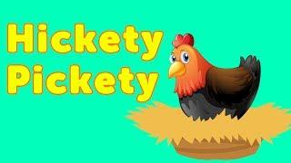 Hickety Pickety My Black Hen Nursery Rhyme I Kindergarden TV