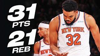 Karl-Anthony Towns’ IMPRESSIVE DOUBLE-DOUBLE Performance at MSG! | January 1, 2025