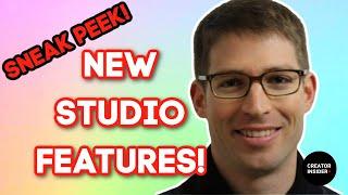 Sneak Peek: NEW Studio Features!