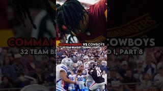 Commanders vs Cowboys (32 Team Bracket - Round 1, Part 8) #shorts