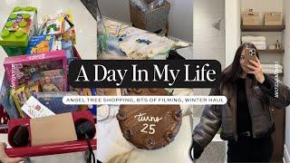 A DAY IN MY LIFE: Angel Tree Shopping, Behind The Scenes of Filming, & Winter Clothing Haul