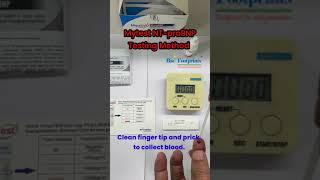 How to perform NT-proBNP Rapid Card Test using finger prick blood