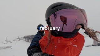 February | More Snowboarding & also Cheerleading