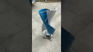 Customized spiral vertical axis wind turbine, permanent magnet generator, household 2KW