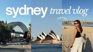 sydney travel vlog  things to see, exploring the city, australian beaches, & food recos