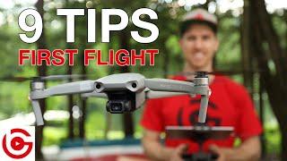 9 Tips BEFORE  Your First Flight - DJI MAVIC AIR 2