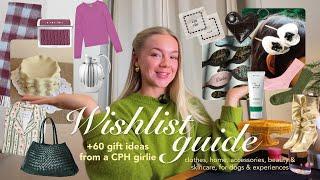 60 Christmas Wishlist Ideas & Gift Guide Inspo 2024 / Inside a Copenhagen girlie's wishlist