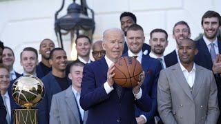 ‘Cringe’: Joe Biden’s ‘awkward’ gaffe hosting Boston Celtics at the White House