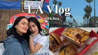 LA VLOG | first time in la with Bea + shopping at the grove