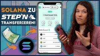 Solana an STEPN senden! - SOL zu STEPN transferieren für ersten Sneakerkauf! | STEPN Deutsch