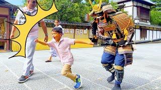 #72 SAMURAI Mannequin Prank in Kyoto Japan | Japanese shogun prank for traveler at Kiyomizu Temple