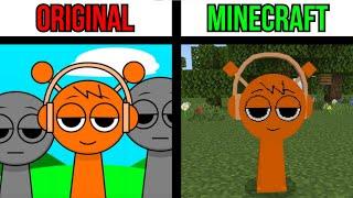 Minecraft Sprunki vs Original Sprunki in incredibox Sprunki !