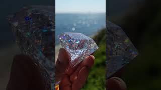 Limited edition Rainbow acrylic crystal #crystalart #stone #rainbow