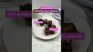 This is the Bariatric Plate Method | #gastricsleevediet #bariatricdiet #gastricbypassfood #vsglife