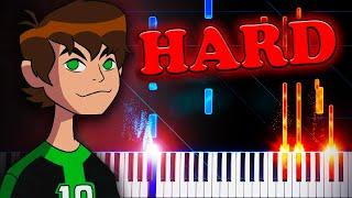 Ben 10 Theme Song - Piano Tutorial