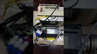 Test JOG 2kW yaskawa AC servo SGDH-20AE // SGMSH-20ACA-FJ12