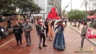 Flashmob Mariachi Internacional La Chula Bar Bogotá