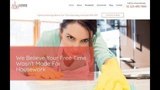 Create House Cleaning Website - Small Business WordPress Tutorial With Downloadable Site