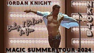 NKOTB Live 2024 | BABY I BELIEVE IN YOU | Jordan Knight Solo | Magic Summer Tour | Charlotte NC