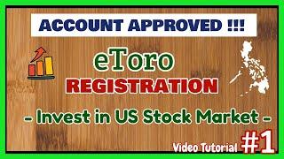 How to register to eToro for Non US eToro Account (eToro Philippines) / eToro for beginners