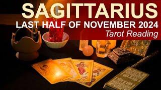 SAGITTARIUS LAST HALF OF NOVEMBER 2024 "A LIFE CHOICE & NEW POWER DYNAMIC" #tarotreading