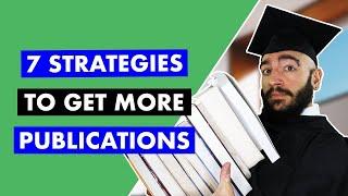 How to Get More Academic Publications