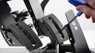 How to install Fanatec D-Shape CS Pedals V3 Inverted