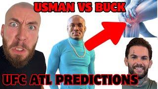 UFC Atlanta THOUGHTS and PREDICTIONS | Usman vs Buckley | SloppyMMA