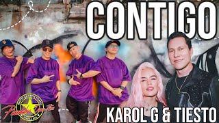 CONTIGO KAROL-G&TIESTO/DANCE FITNESS#viralvideo PINEDA BROTHERS #youtube #zumba#dance #fitness