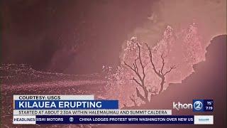 Recent Kilauea eruption shoots lava 300 ft high!