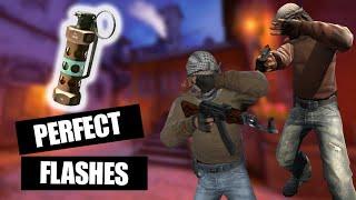 WHEN CS:GO PROS THROW PERFECT FLASHES!