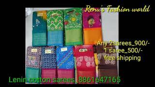 #shorts#lenincottonsarees under 500/-whatsup_8861647165