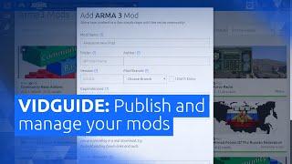 VIDGUIDE: Publish and manage your mods withSIX.com