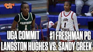 UGA Commit Jocelyn Faison  #1 FRESHMAN Guard Morghan Reckley BATTLE IT OUT | Sandy Creek v Langston