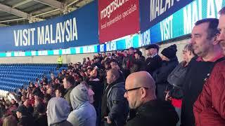 Cardiff City 3-2 Barnsley-Barnsley fans sing turkey chant