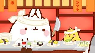 Molang Opens a Sushis Restaurant! ‍