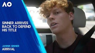 Jannik Sinner's Journey Back to Melbourne Park! | Australian Open 2025