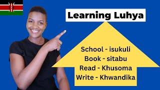 School Vocabulary in Luhya of Kenya #learnluhyalanguage #luhya #kenyantribes #schoolvocabulary