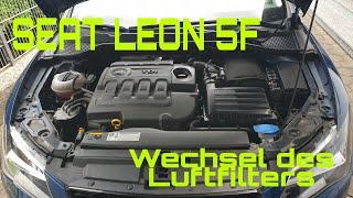 SEAT LEON 5F/VW AG Anleitung zum Wechsel des Luftfilters