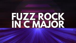 Fuzz Rock Backing Track in C Major