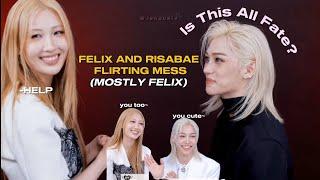 FELIX AND RISABAE FLIRTING NONSTOP (MOSTLY FELIX) || Risa Being A Stay Too