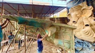 #Ganesh Making 2025 | Dhoolpet Ganesh Making 2025  Bigg Ganesh Making And Die Removing In Dhoolpet