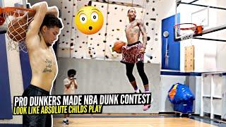 The Most INSANE Dunks EVER! Pro Dunkers Make NBA Dunk Contest Look Like a JOKE!