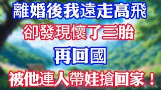 離婚後我遠走高飛，卻發現懷了三胎，再回國。被他連人帶娃搶回家！